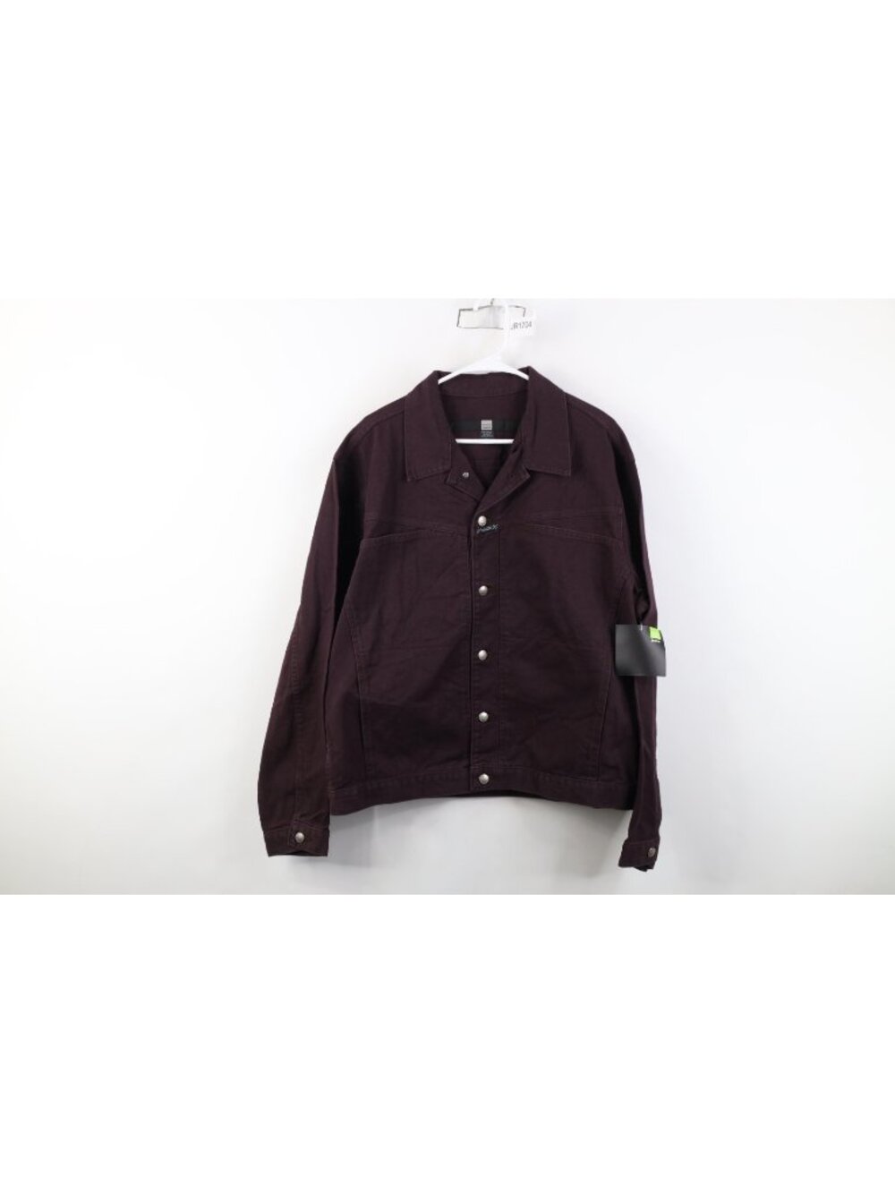 Deadstock Vtg 90s Marithe Francois Girbaud Mens L Denim Trucker Jacket Raisin